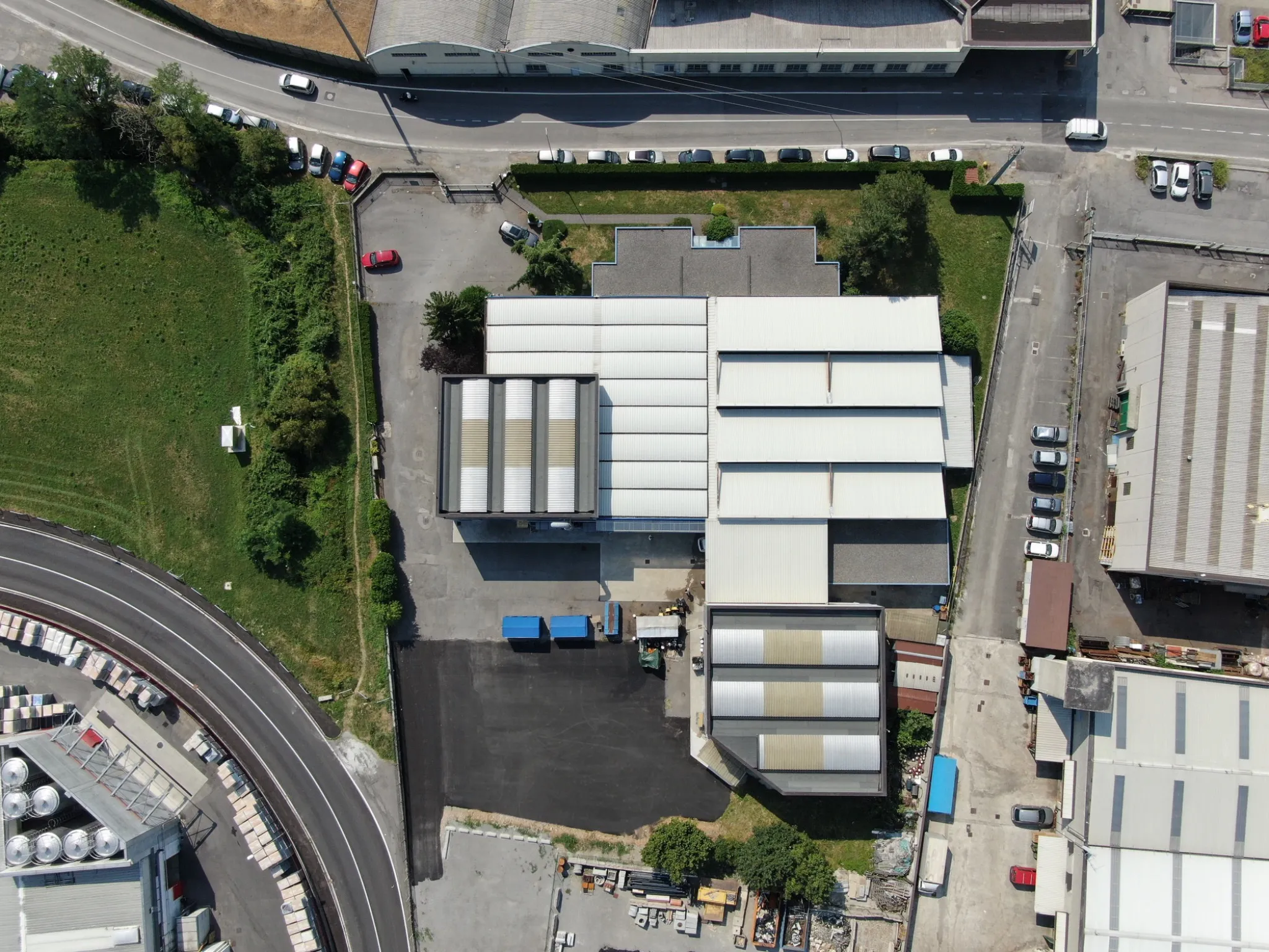 Sede di GELC SRL a Pedrengo (BG), vista aerea dello stabilimento